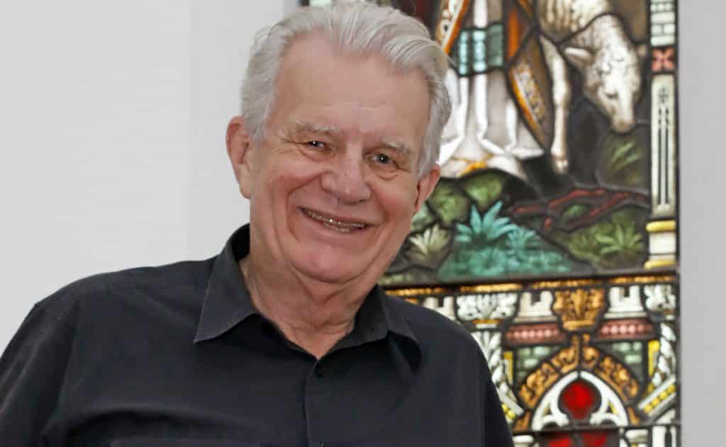 Rev. Bill Crews in Ashfield Uniting Church.