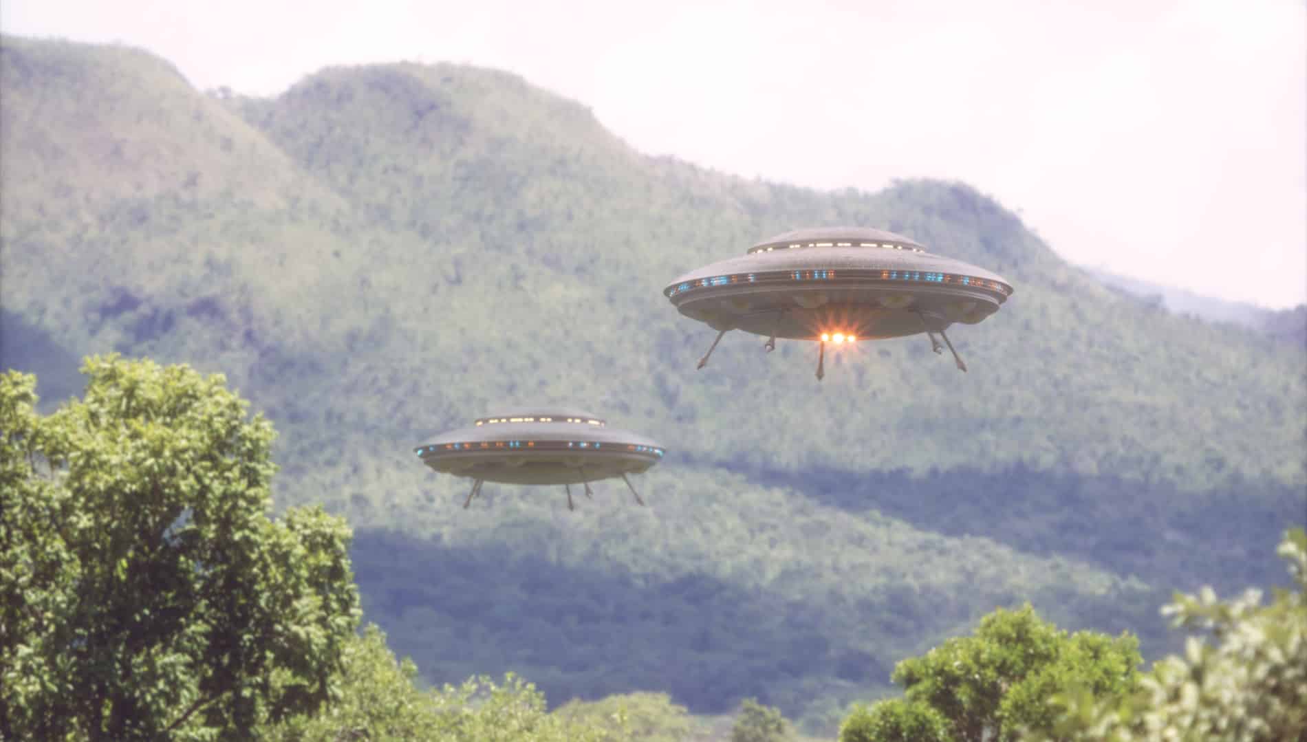 UFOs fly over a park; they can prove as distracting as the social media.